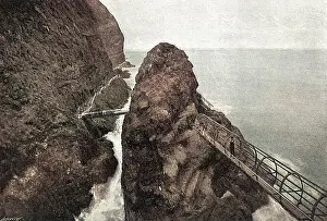 Gobbins: Gobbins cliff path