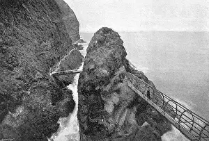 Gobbins: Gobbins cliff path