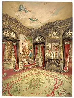 Linderhof: The Gobelin Tapestries, Linderhof Castle, Upper Bavaria, Ger