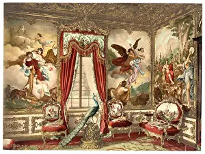Linderhof: The Gobelin Tapestries, Linderhof Castle, Upper Bavaria, Ger