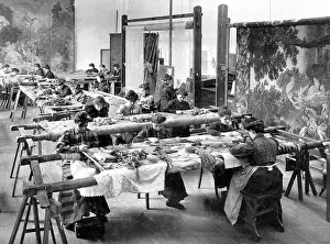 Stuffing: Gobelin weaving mill, 1908