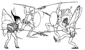 Goblin: Goblins having a battle