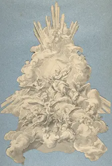 Evangelists: God the Father Surrounded by Angels and the Four