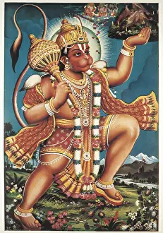 Numen: God Hanuman. Hindu art