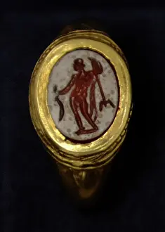 Neptune: God Neptune depict in a ring. 1-100