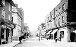 Godalming: Godalming, High Street 1895