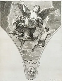 Pendentives: The goddess Aurora