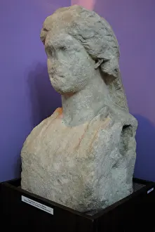 Autonomous: Goddess Demeter. Marble. 4th century BC