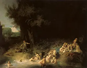 1634: The Goddess Diana Bathing, by Rembrandt