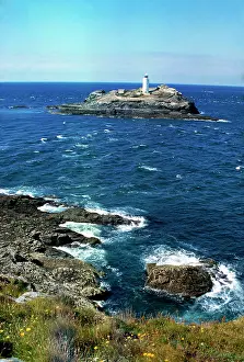 Godrevy: Godrevy Lighthouse, Cornwall