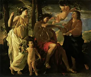 Muse: Gods Inspire Poet, by Poussin