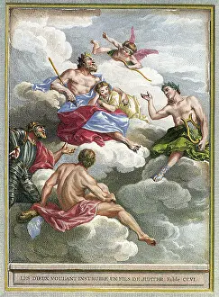 Oudry: Gods Teach Zeus Son