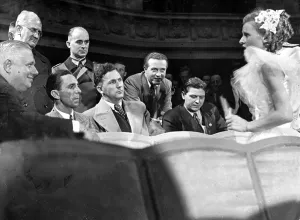 Lillian: Goebbels at a test filming at UFA, 1935