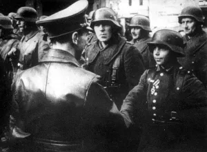 Survived: Goebbels visits soldiers on the Eastern Front