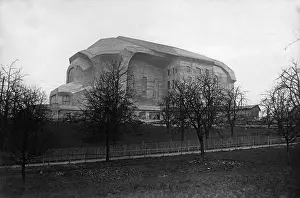 Entirely: Goehteanum in Dornach, 1928