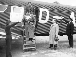 Adjutant: Goering and Bodenschatz return from Belgrade, 1933-35