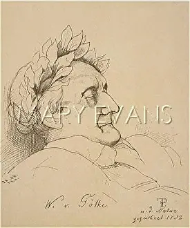 Goethes: GOETHE ON DEATHBED