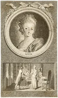 Obsession: Goethe - Portrait of Lotte, the object of Werther's obsessio