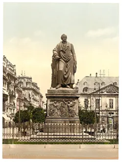 Goethes: Goethe's Monument, Frankfort on Main (i.e. Frankfurt am Main