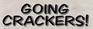 Phrase: 'Going Crackers!' Text and graphic in Woman's Weekly
