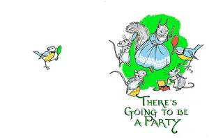 Invitations: There is going to be a party invitation card
