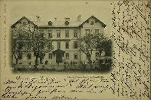Collotype: Goisern. Kaiser Franz Joseph Elementary School
