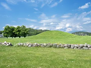 Vestfold: Gokstad burial mound, Norway