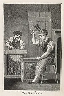 Hammering: Gold-Beater 1827