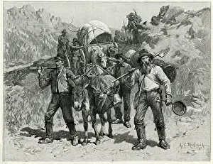 Prospector: Gold prospectors in California