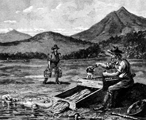 Rocker: The Gold Rush, rocker for washing gold, ?