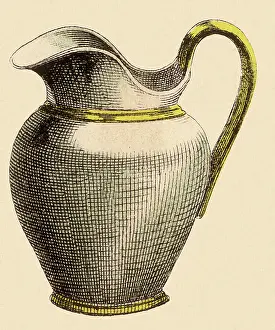 Accents: Gold and Silver Pitcher