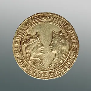 Minted: Gold Visigothic coin of Recaredo