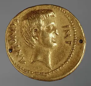 Antonius: Golden aureus coin
