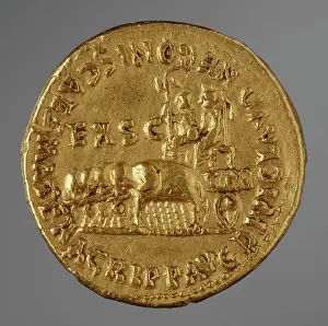 Aureus: Golden aureus coin