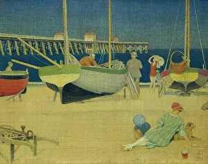 Southall: A Golden Evening – beach scene