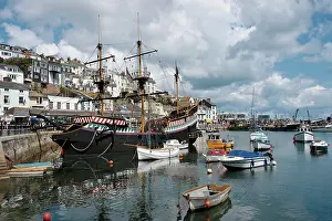 Circumnavigation: Golden Hind at Brixham, Devon