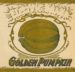 Pumpkin: Golden Pumpkin Label