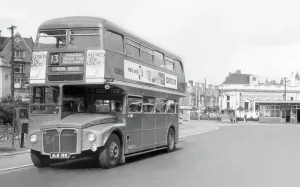 Golders: Golders Green, Double Decker Bus c1960