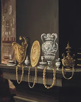 Florentia: The goldsmith workshop. 1570. Right detail. Work