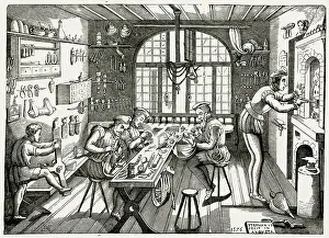 1576: Goldsmith's Workshop 16th century