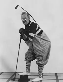 Irritated: Golf caddy