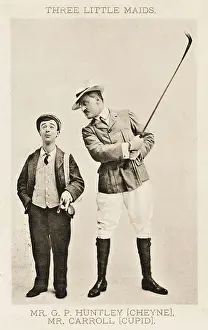 Irate: Golfer and his caddy