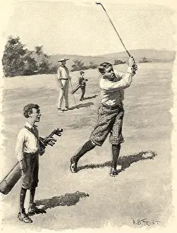 Skinny: Golfer and Caddy