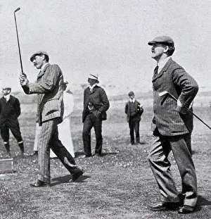 Oct18: Golfer James Braid at Edinburgh