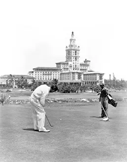 Biltmore: Golfer Man Miami Biltmore Caddy
