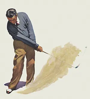 Raises: Golfer Tees Off