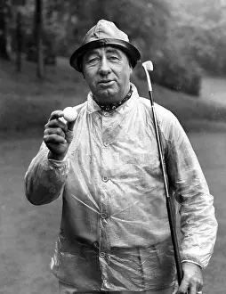 Qualifying: Golfer Walter Hagen during the second day's ?