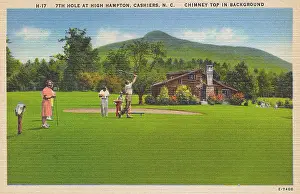 Clubhouse: Golfing at High Hampton, Cashiers, North Carolina, USA