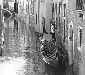 Gondolier: Gondolier in Venice, Italy