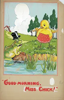 Freda: Good Morning miss chick - Frog and chick